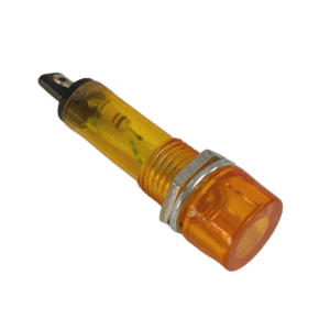 Ojo De Buey Redondo Mediano 12.5 Mm Ambar 220 V