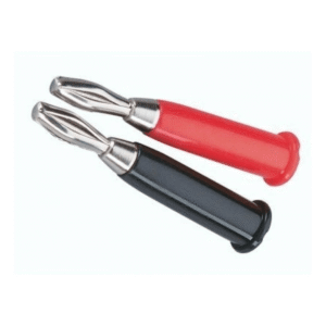 Ficha Plug Conector Banana Macho Rojo Negro Blanco X 10