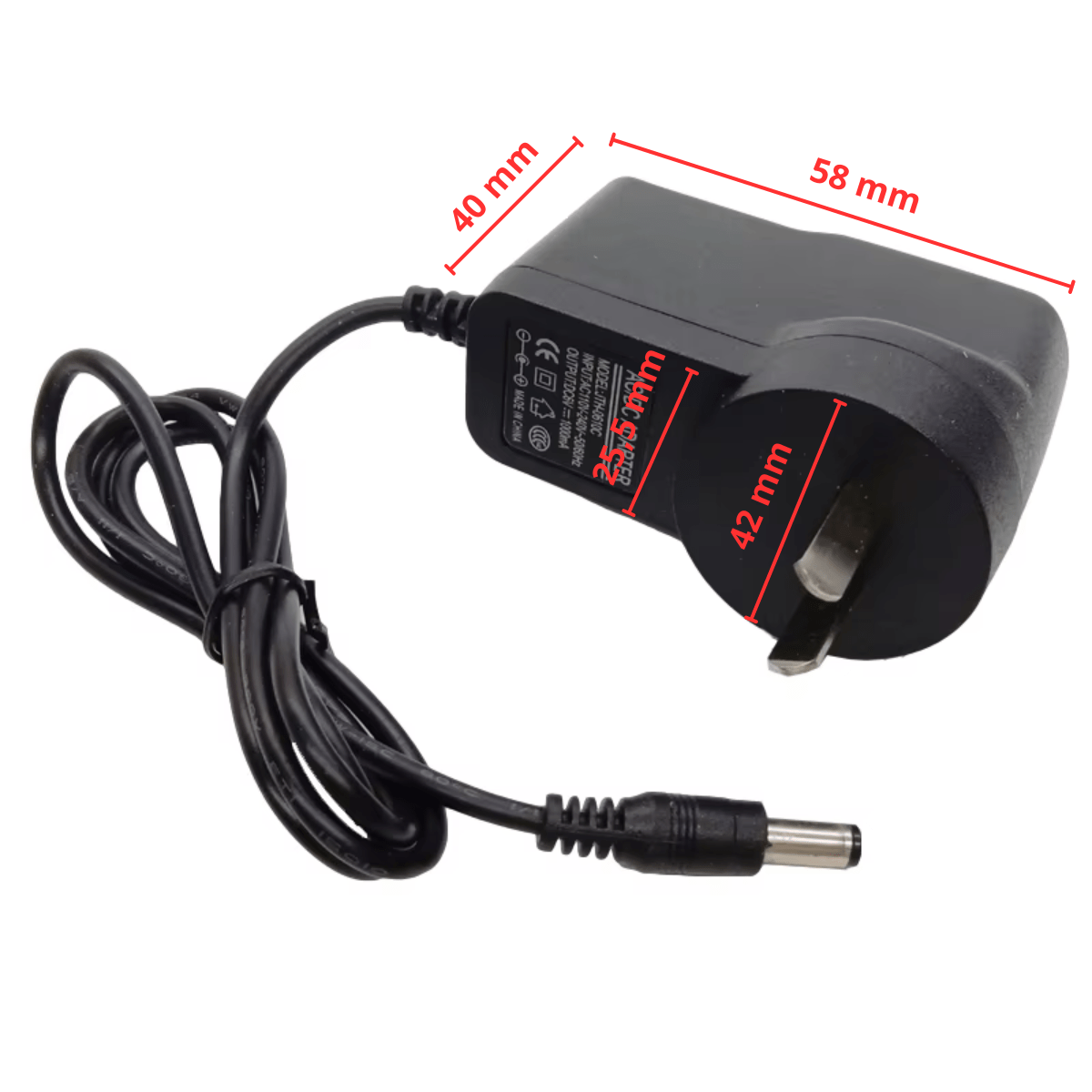 Fuente Transformador 6v 1a Ficha Plug 5.5 X 2.1mm 1 A Reales - Imagen 5