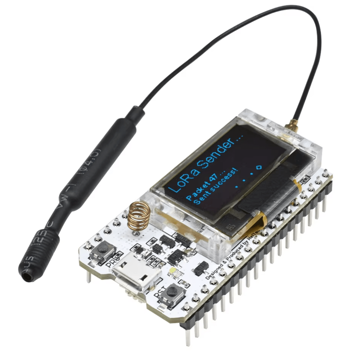 Modulo Lora Sx1276 Esp32 Display 0.96p Oled Wifi Bluetooth - Imagen 2