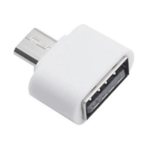 Adaptador Otg Micro Mini Usb Macho A Usb Hembra Gris