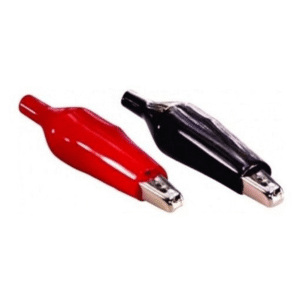 Pinza Cocodrilo 62mm Grande Aislada Electronica Colores X 10