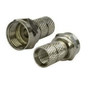 Conector Macho F Rosca Cable Coaxil Rg59 Ficha Tv Video X 10