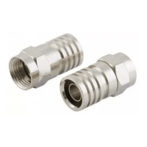 Ficha Conector Para Rg 59 Con Pollera Tv Rg59 Coaxil X 5 Uni