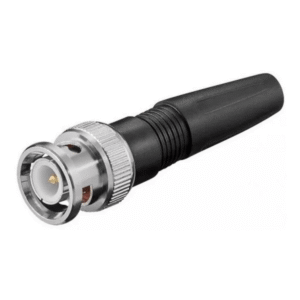 Ficha Bnc Macho Con Tornillo Capuchon Rg 58 59 Coaxil x 10u