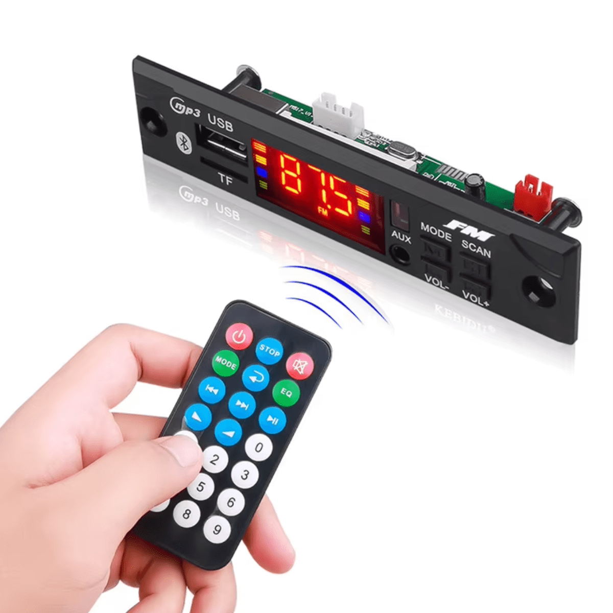 Módulo Mp3 Usb/sd/fm/aux C/ Bluetooth Con Control Remoto - Imagen 10