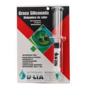 Grasa Siliconada Disipadora De Calor 10cc Delta Jeringa