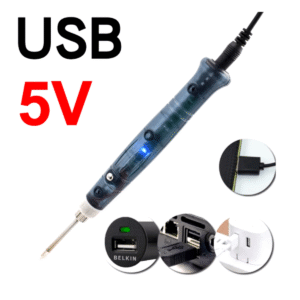 Soldador De Estaño Usb 8w 5v Portatil Hobby