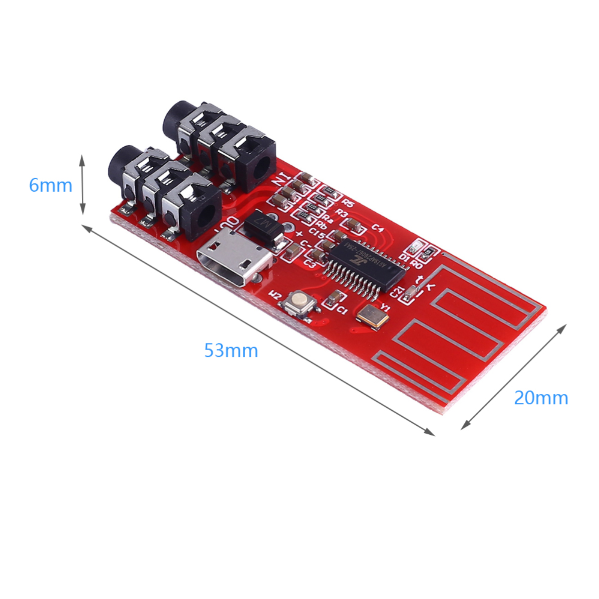 Módulo Placa Receptor Transmisor Bluetooth Auricular Estéreo - Imagen 4