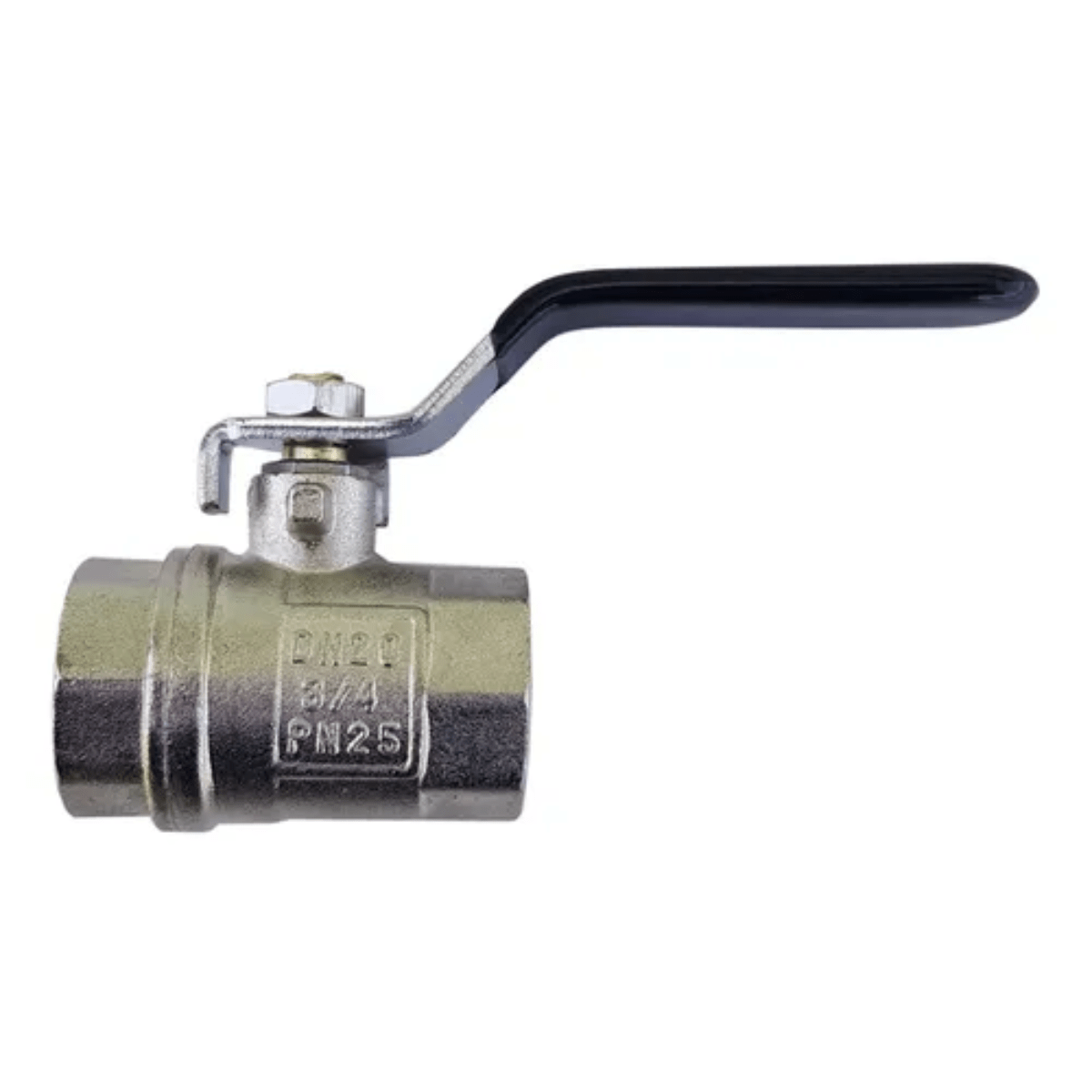 Llave De Paso Valvula Esférica Metalica Agua 3/4 '' - Imagen 2