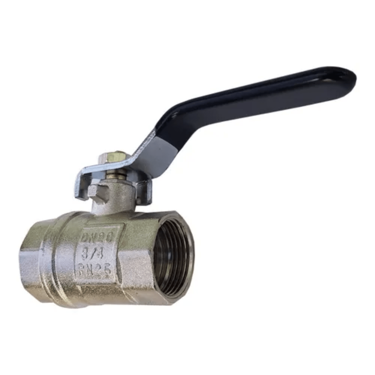 Llave De Paso Valvula Esférica Metalica Agua 3/4 '' - Imagen 3