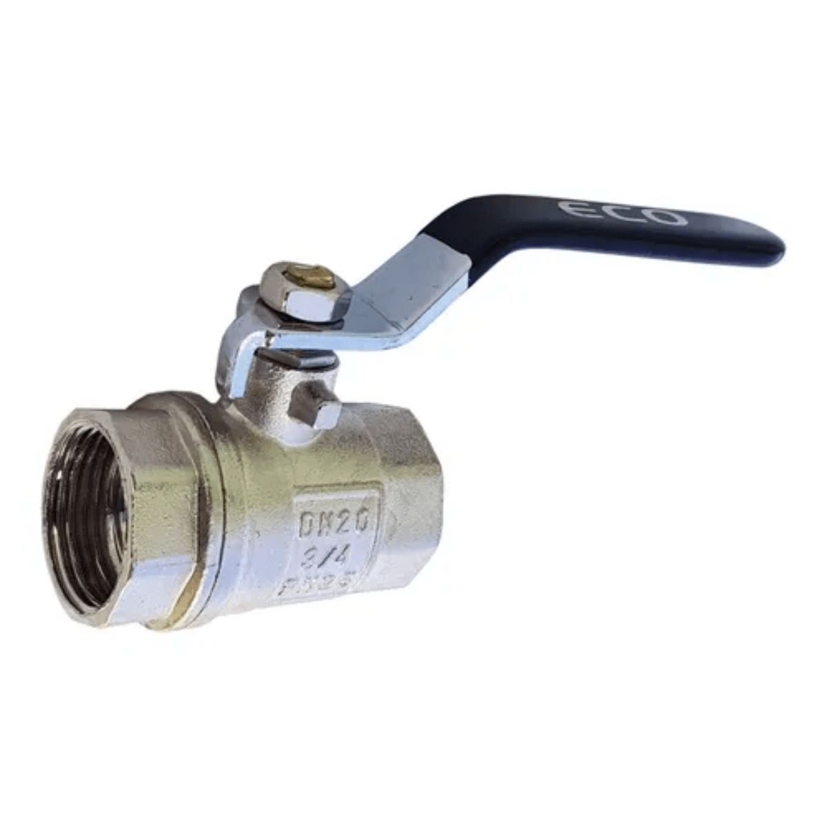 Llave De Paso Valvula Esférica Metalica Agua 3/4 ''