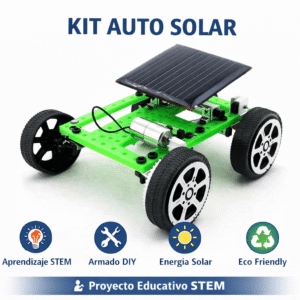Kit Auto Solar para Armar – Proyecto Educativo STEM de Energía Solar