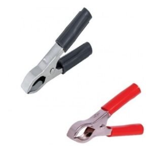 Pinza Cocodrilo 30a Negro-rojo x 10u