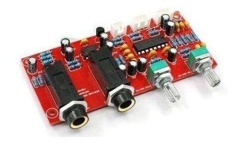 Modulo Preamplificador Microfono Reverberancia Ne5532 Pt2399