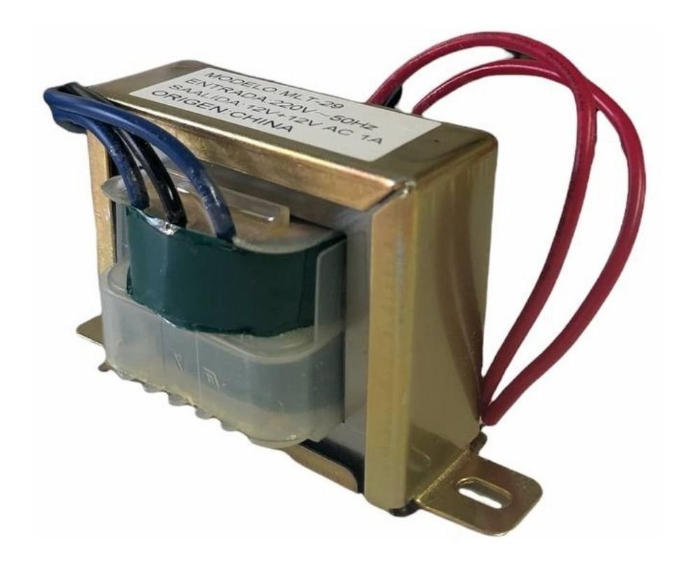 Fuente Partida Transformador 220v 12v + 12v Ac 1a Vca 1 Amp