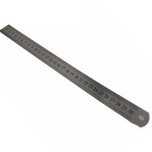 Regla Metal Metalica 30 Cm Acero Inoxidable