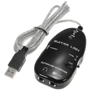 Cable De Audio Usb Interfaz Guitar Link Pc Guitarra