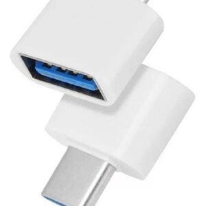 Adaptador Otg Tipo C Macho A Usb Hembra Gris