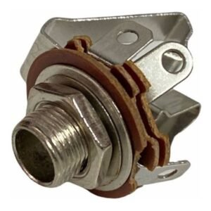 Jack 6.5mm Stereo Para Chasis Sin Corte Conector Plug x 10u
