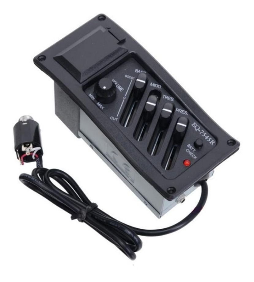 Ecualizador Preamplificador Activo Para Guitarra Plug 6.5