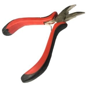 Mini Pinza Punta Curva 4.5 Articulada Mango Goma Electronica