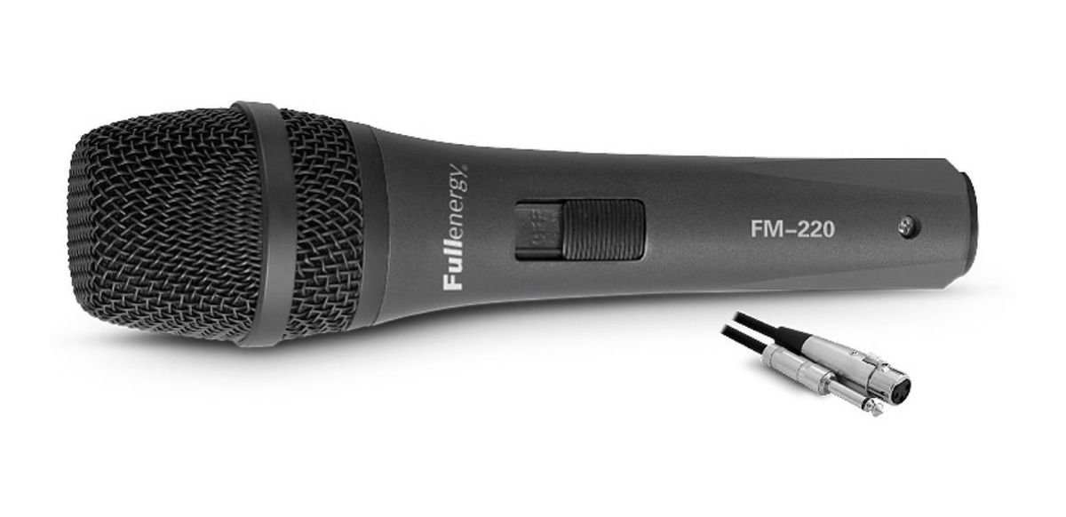 Microfono Dinamico Unidireccional (pro) Fm-220 C/ Cable