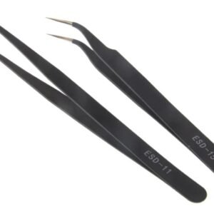 Combo Kit X 2 Pinza Brusela Metálica Esd Antiestática