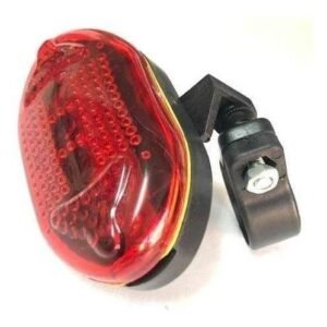 Luz Led Laser Bicicleta Seguridad Ciclista Soporte Trasera