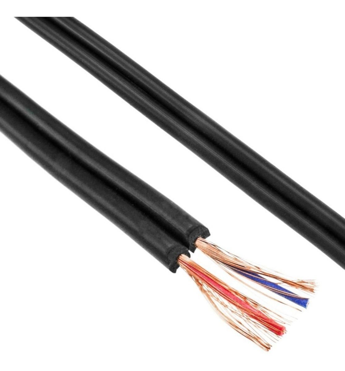 Cable Audio Estéreo Paralelo Mallado Para Rca X Metro
