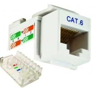 Jack Rj45 Ficha Conector Red Utp Auto Crimpeable Cat 6