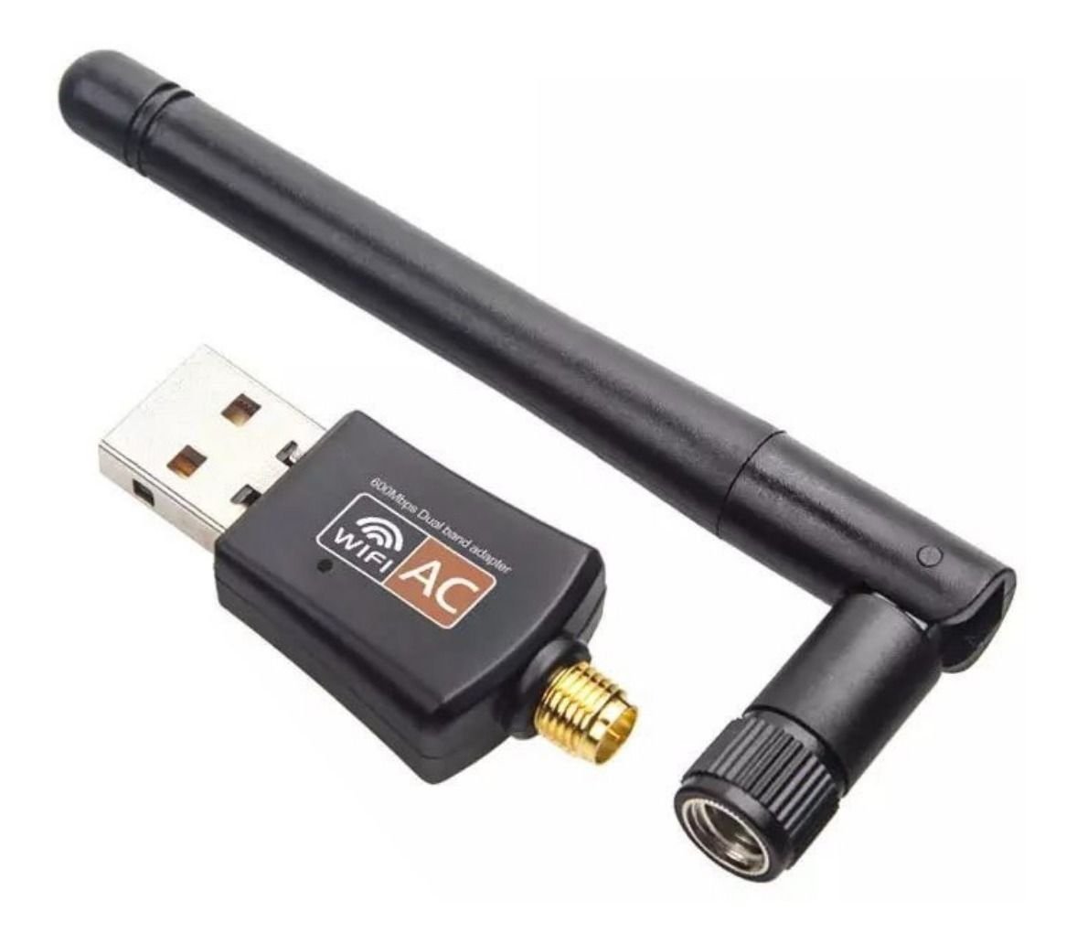 Adaptador Antena Wifi Usb 600mbps 2.4ghz + 5ghz Doble Banda