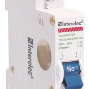 Llave Térmica 1 X 10a Unipolar Interelec Termomagnética 10a