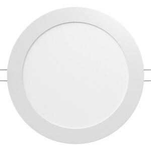Plafon Led 24w De Embutir Techo Panel Redondo Blanco Frio