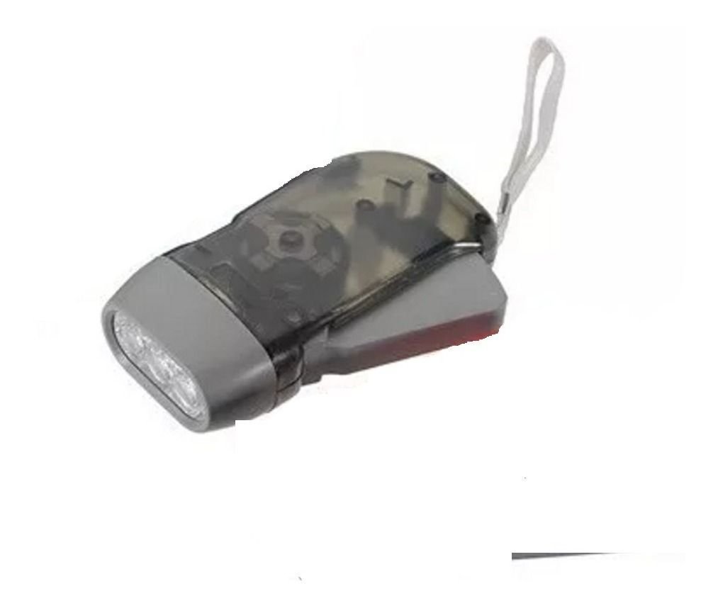 Linterna 3 Led Autorecargable Sin Pilas Con Recuperador