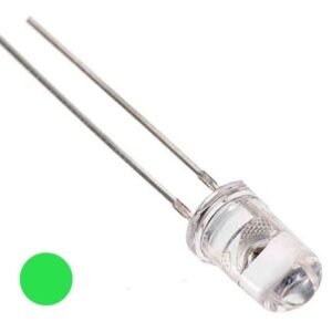 Led 5 Mm Diodo Luz Redondo Alta Luminosidad Verde X 100 U