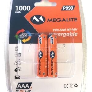 Pilas Recargables Aaa 1000mah Ni-mh 2 Unid Telefono Microfon