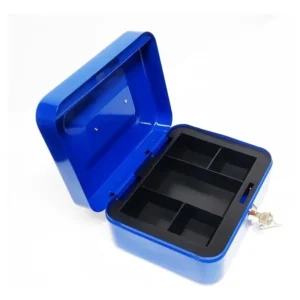Cofre Porta Valores Nro 2 Caja Metal 2 Llaves