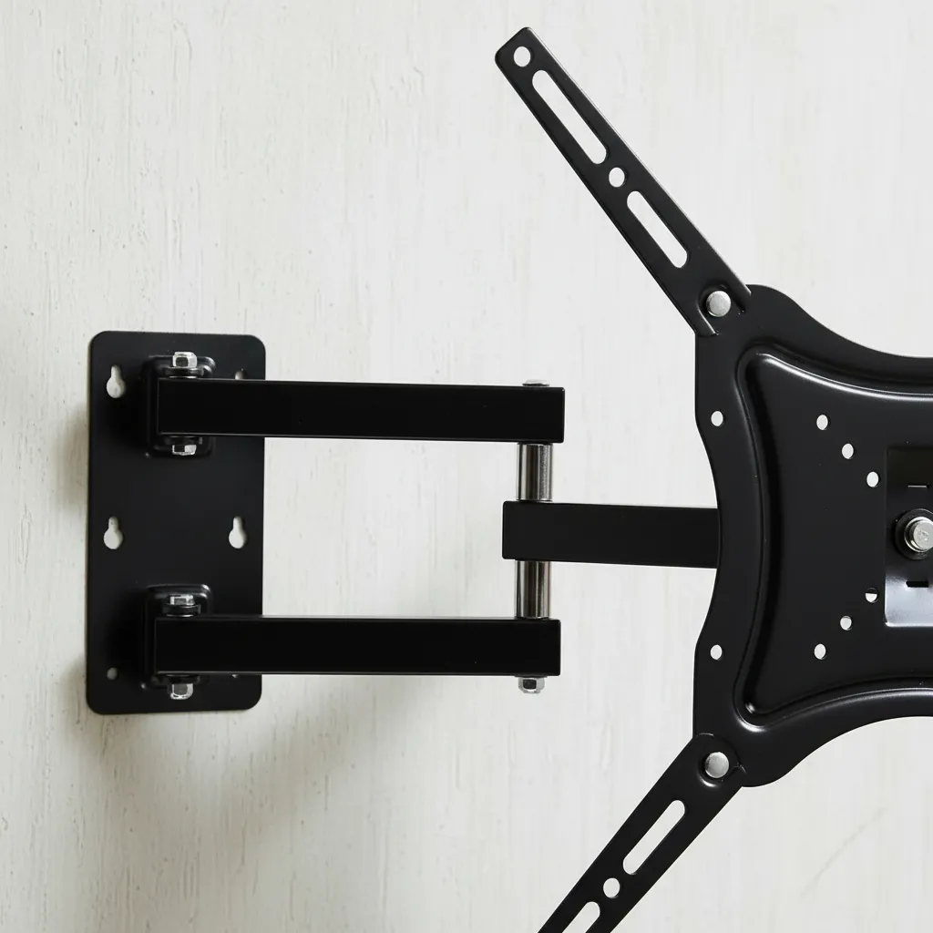 Soporte Tv Led Lcd 14 A 55 Pulgadas Con Brazo Movil Negro - Imagen 2