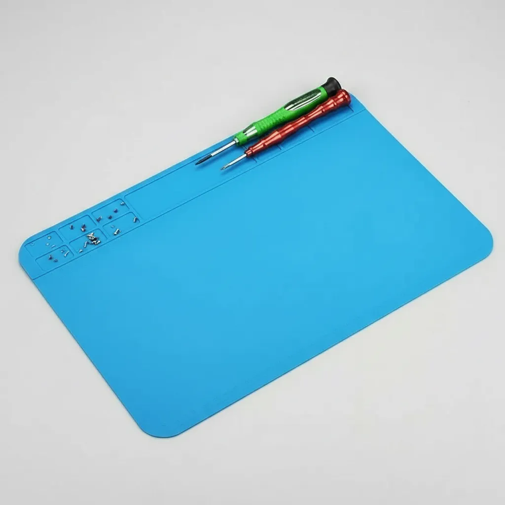 Manta De Silicona Antiestática Color Azul 30 X 20cm - Imagen 6