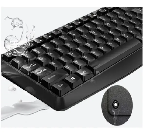 Kit Combo Teclado Y Mouse Usb Genius Km-170 Negro - Imagen 5