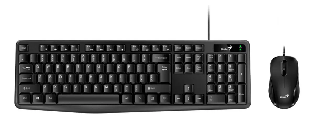 Kit Combo Teclado Y Mouse Usb Genius Km-170 Negro - Imagen 2
