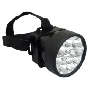 Linterna Vincha Minera 12 Led Aa Pesca Hobby Pilas Ajustable