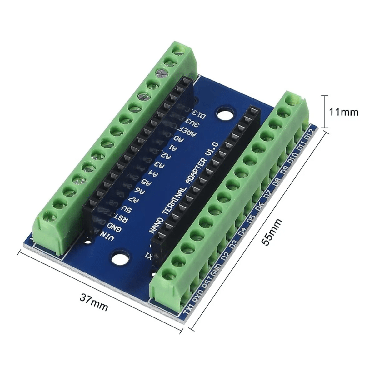 Modulo Placa Expansión Nano Io Shield Terminal Adaptador - Imagen 5