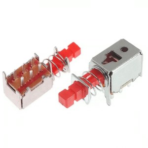 Llave Interruptor Switch 6 Pines Boton Retencion x 5u