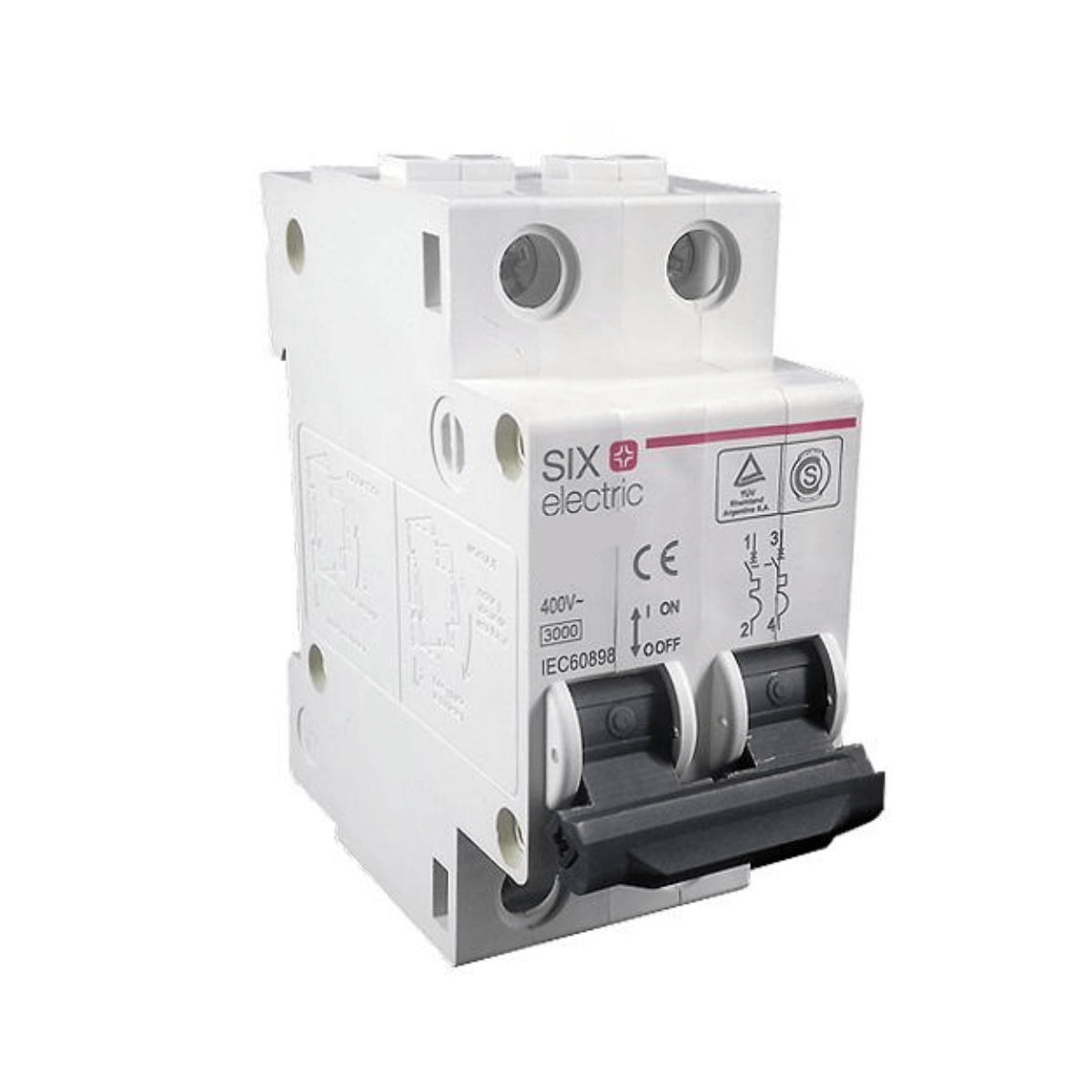 Llave Térmica Interruptor Termomagnético 2 X 32a Bipolar
