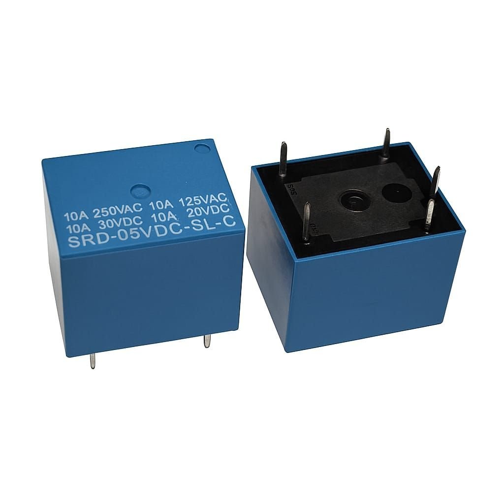 Rele Relay 12v Dc Simple Inversor 10a 220v Relee - Imagen 2