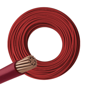 Cable Unipolar Normalizado 1mm Color Rojo Ecoflex 100% Cobre En Rollo Por 100 Metros