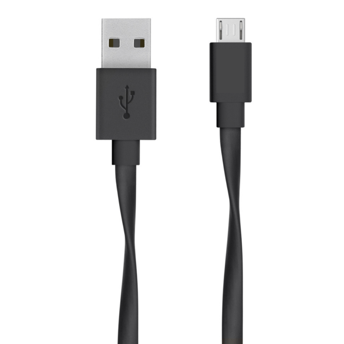 Cable Usb A Micro Usb 2 Metros Carga Y Datos Plano Flat