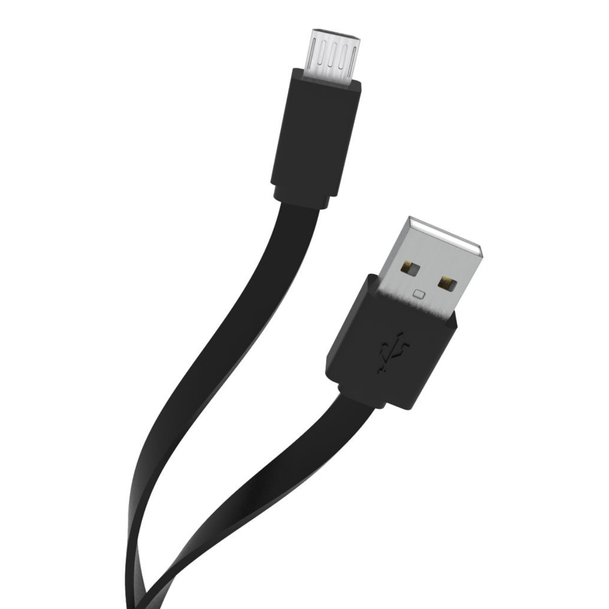 Cable Usb A Micro Usb 2 Metros Carga Y Datos Plano Flat - Imagen 2